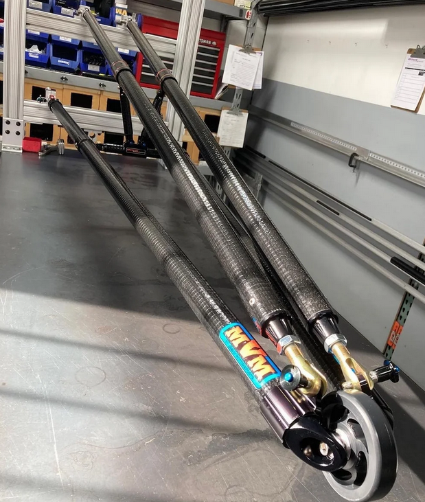 4 bar single set mvm carbon fiber wheelie bars for dragster and funny car