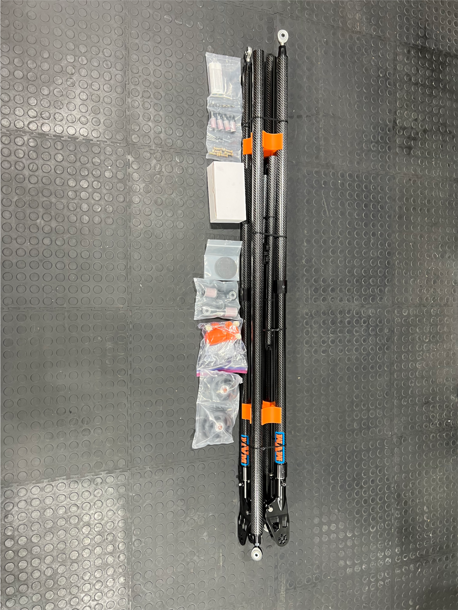 top sportsman professional drag racing mvm carbon fiber wheelie bar kit